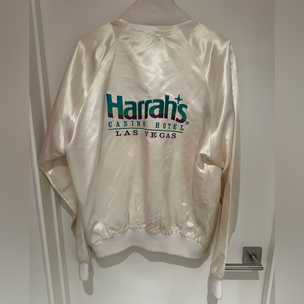 Vintage Harrah's Las Vegas Satin Jacket